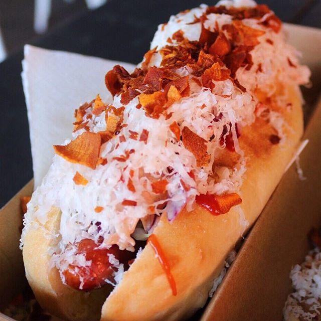 visitcanberra's tweet photo. What are your plans for the weekend? Thanks to IGer berrydana now all we can think about now are @BrodDogs hot dogs! http://t.co/3reR7CFIEv