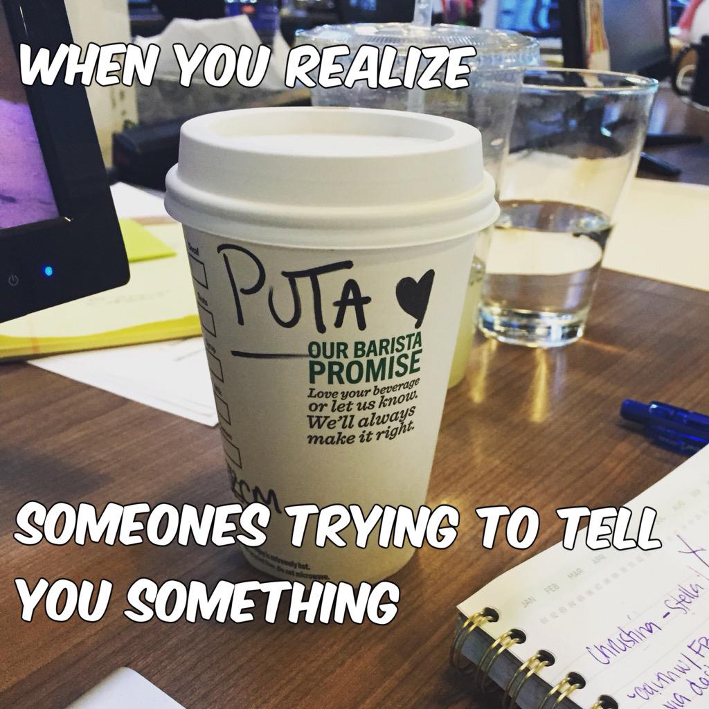 notbasiclatina's tweet image. Lol! #masputo #starbucksproblems