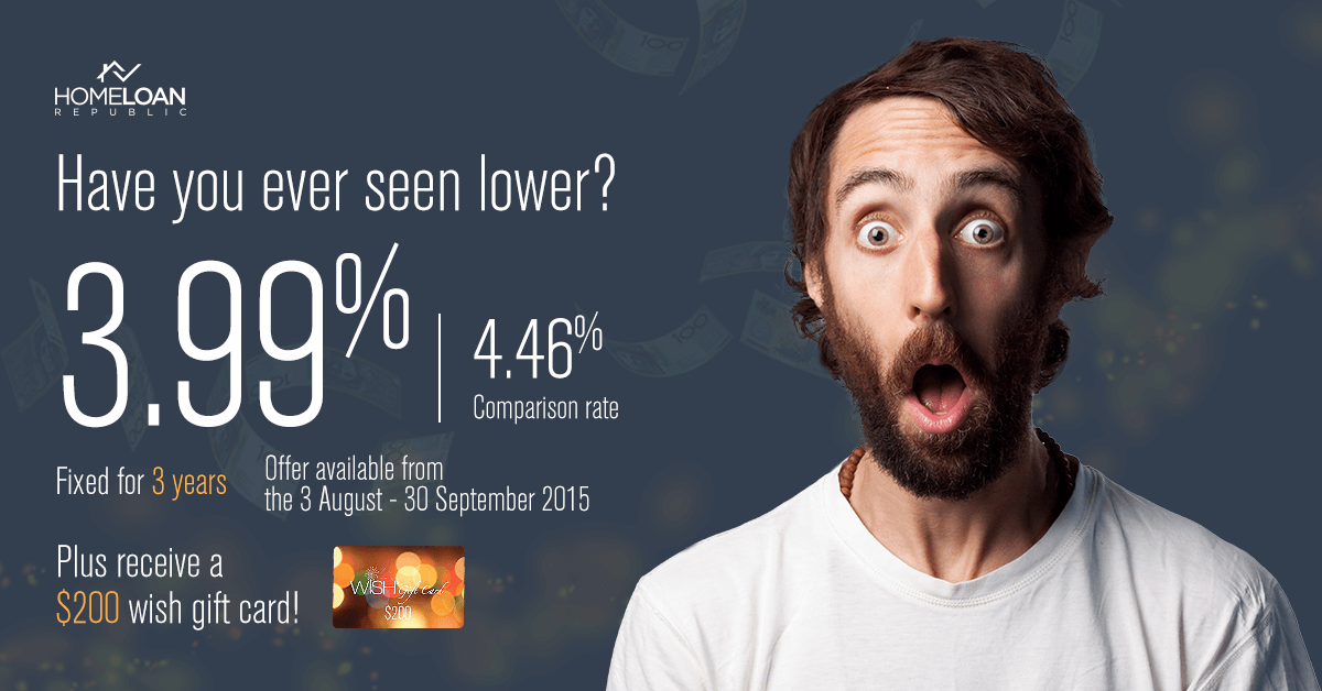 HomeLoanRep's tweet photo. Lock it in! Our new Three Year Fixed rate offer: http://t.co/d2Jy3vi1y8 #homeloans http://t.co/3bMGJZoI0v