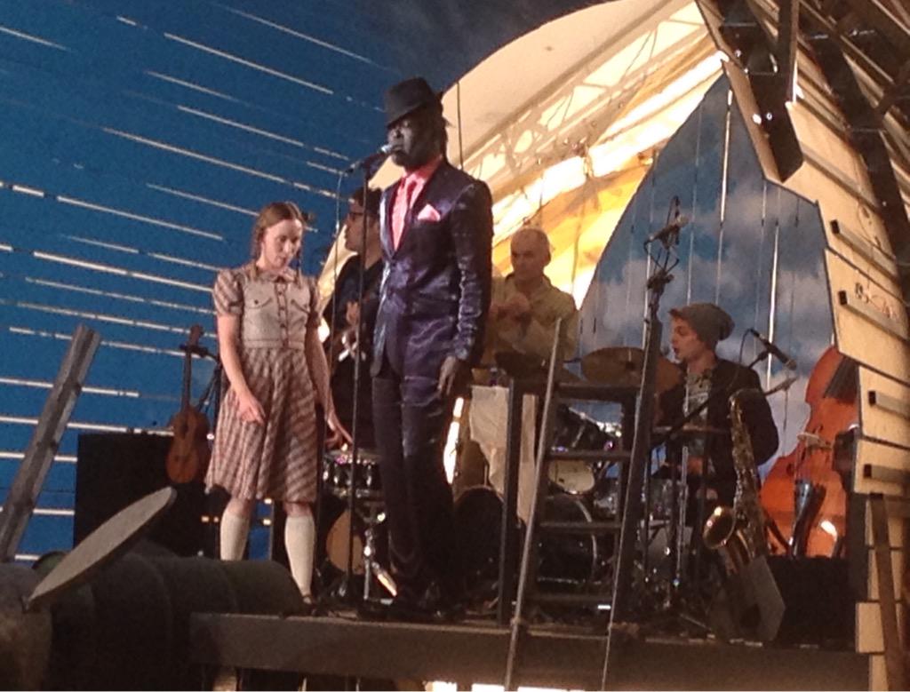 markpughwriter's tweet photo. Stunning show at @WeAreKneehigh #Asylum15 last night. Mesmerising and moving performances from Kneehigh team. http://t.co/GxW9SZ6PrB