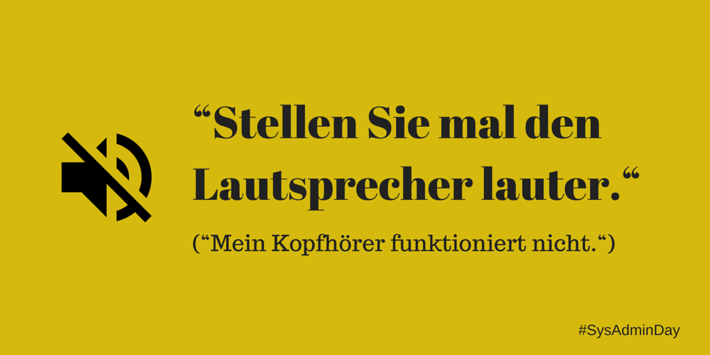 swr3's tweet image. Heute ist #SysAdminDay – wir haben unsere Admins mal gefragt, welche Antworten sie so geben: x.swr3.de/s/eto