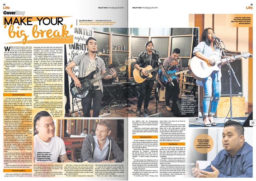 It's all about helping local musicians make their big break (<a href="/malaymail/">Malay Mail</a> Thursday edition)
<a href="/melakaboy/">Melakaboy</a> <a href="/thegigfairy/">Gigfairy</a>