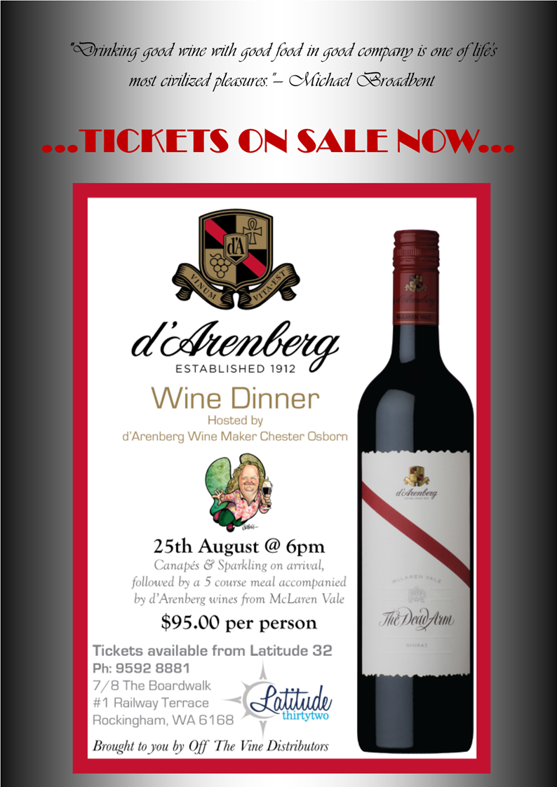OffTheVineDist's tweet photo. TIckets on sale now! @darenbergwine Wine Dinner hosted by Chester Osborne - will be a great night!! @CaptainChardonn http://t.co/NdUzGFmZB3