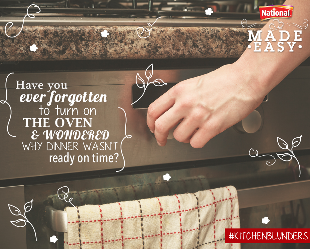 NationalFoodLtd's tweet photo. Blunders happen when thereโs a lot of activity in the kitchen. Share your kitchen blunders with us! #KitchenBlunders http://t.co/k9SQzcoIa7