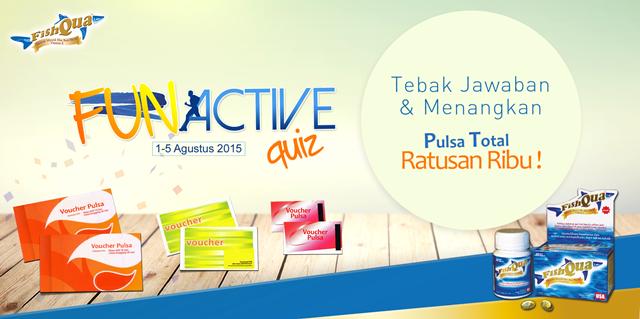 SehatAktifID's tweet photo. Sobat Aktif, ikuti FishQua #FunActiveQuiz! Menangkan pulsa gratisnya. http://t.co/ETpe0Deb5M