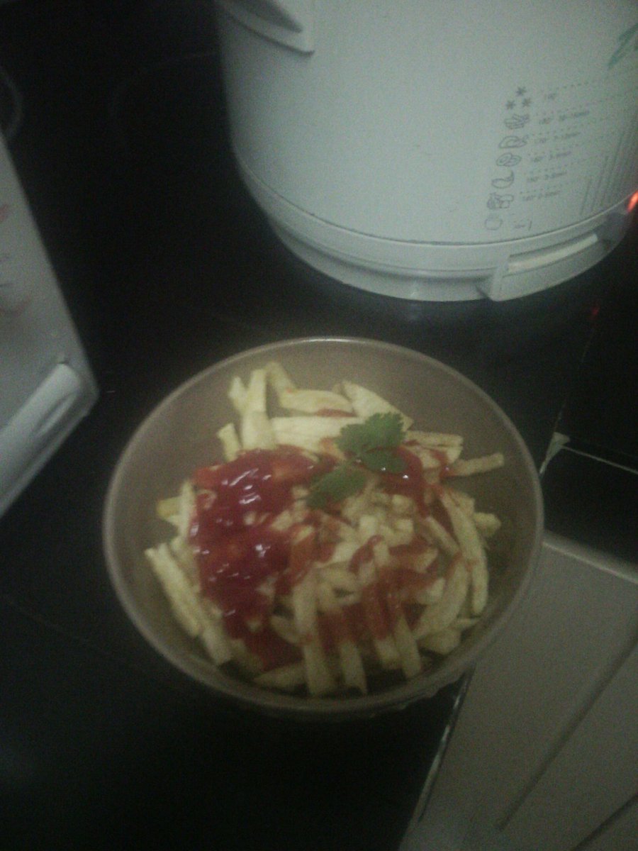 home made fries....
