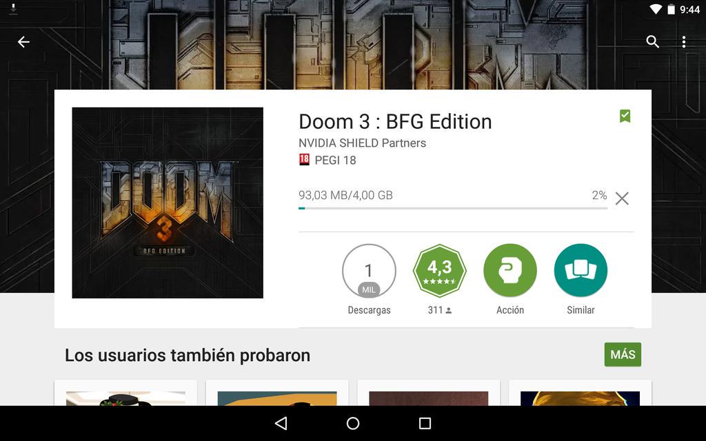 P4SQ4L's tweet photo. Vamos a darle chicha al chip Tegra K1. #Doom #NvidiaShieldTablet http://t.co/iin9Bu7lsG