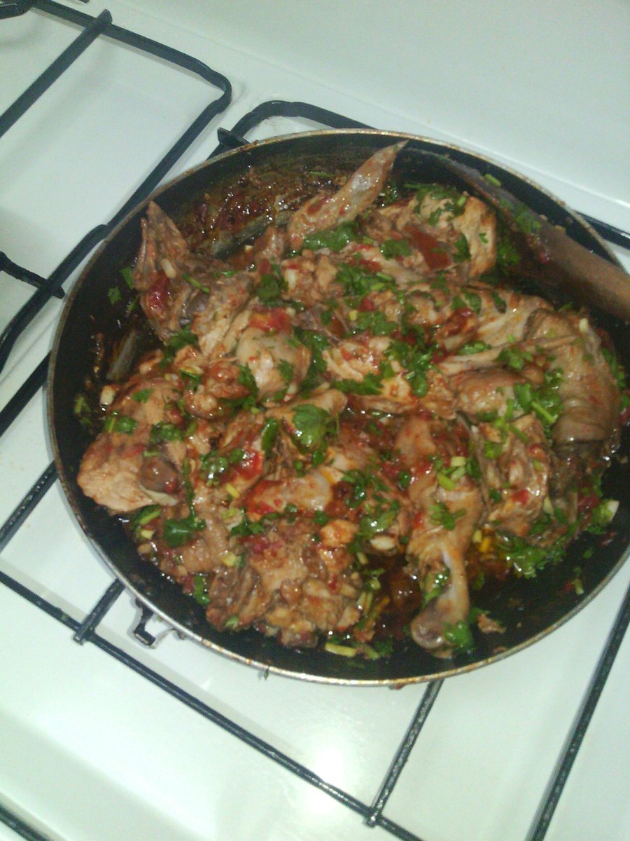 chicken final product...