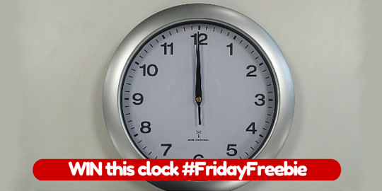 MyMail_'s tweet photo. Tick tock, win this clock in today's #FridayFreebie. RT &amp; follow to win http://t.co/sh2BOx23nA