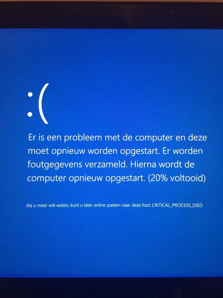 #Windows10 valt een beetje tegen :(