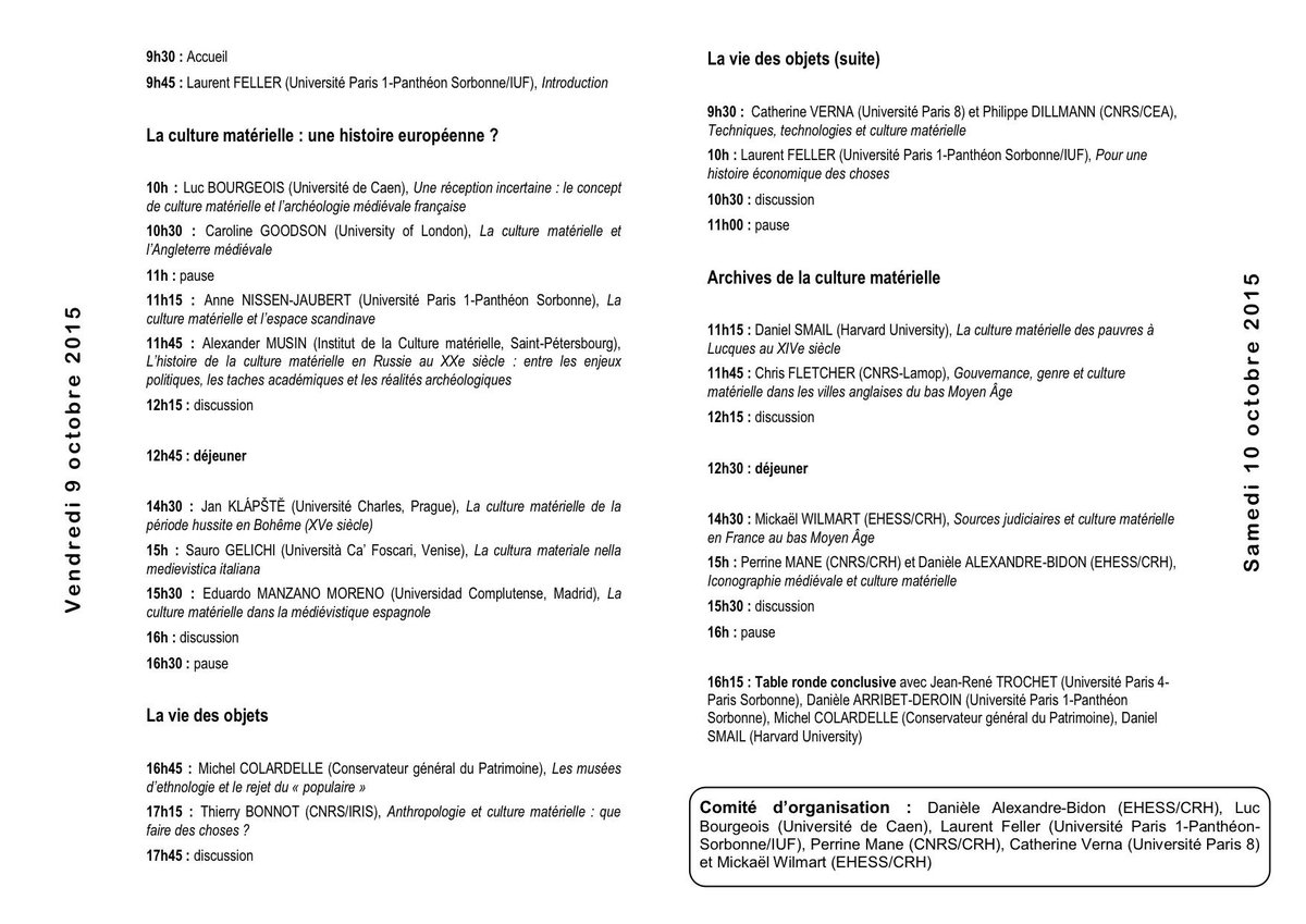 reseaudesmusees's tweet photo. Le 09 et 10 octobre au Château de Caen aura lieu le colloque "La culture matérielle : un objet en question" http://t.co/O85AGn5y5K