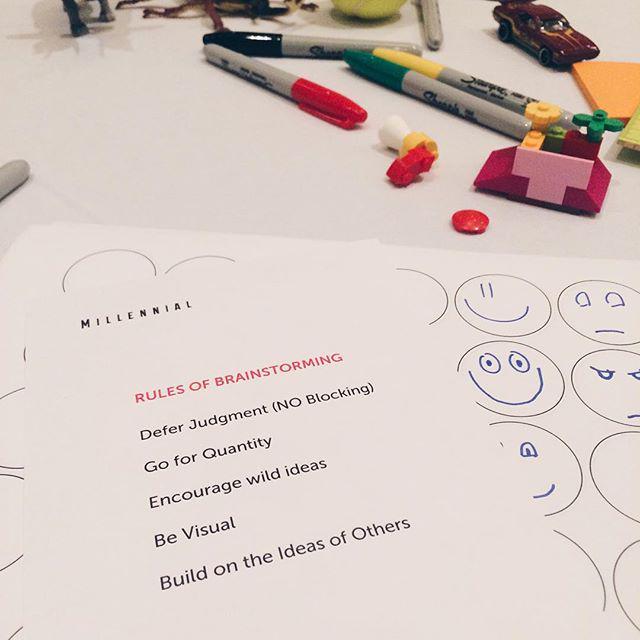 DesignRambles's tweet image. These are the rules of brainstorming. #designthinking #and #improvrules #millennialdesign #ourmovement15 #forwardpr…