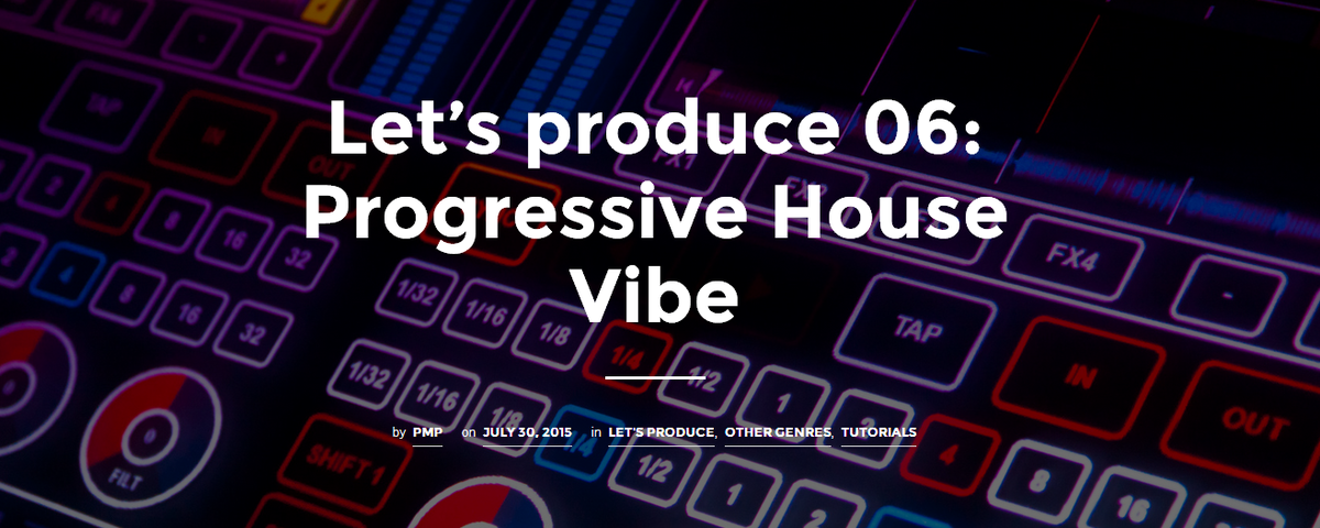 logic_pmp2's tweet photo. [TUTORIAL] How to produce a Progressive House Vibe #edm
http://t.co/shvDiAMPXy http://t.co/rvQunWrqmn