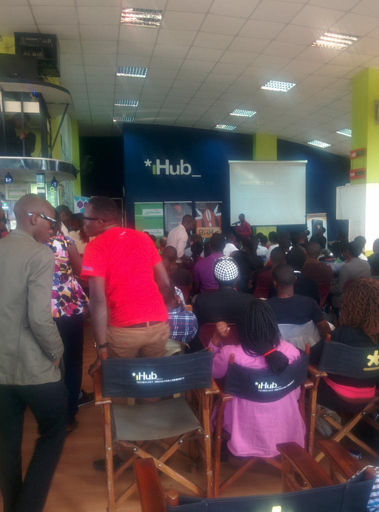 dkwere's tweet photo. Standing room only at @ihub as @0x7678 shows #AHConf2015 how he can get into your NFC enabled bank card in 5 seconds http://t.co/HQ2h1COIMQ