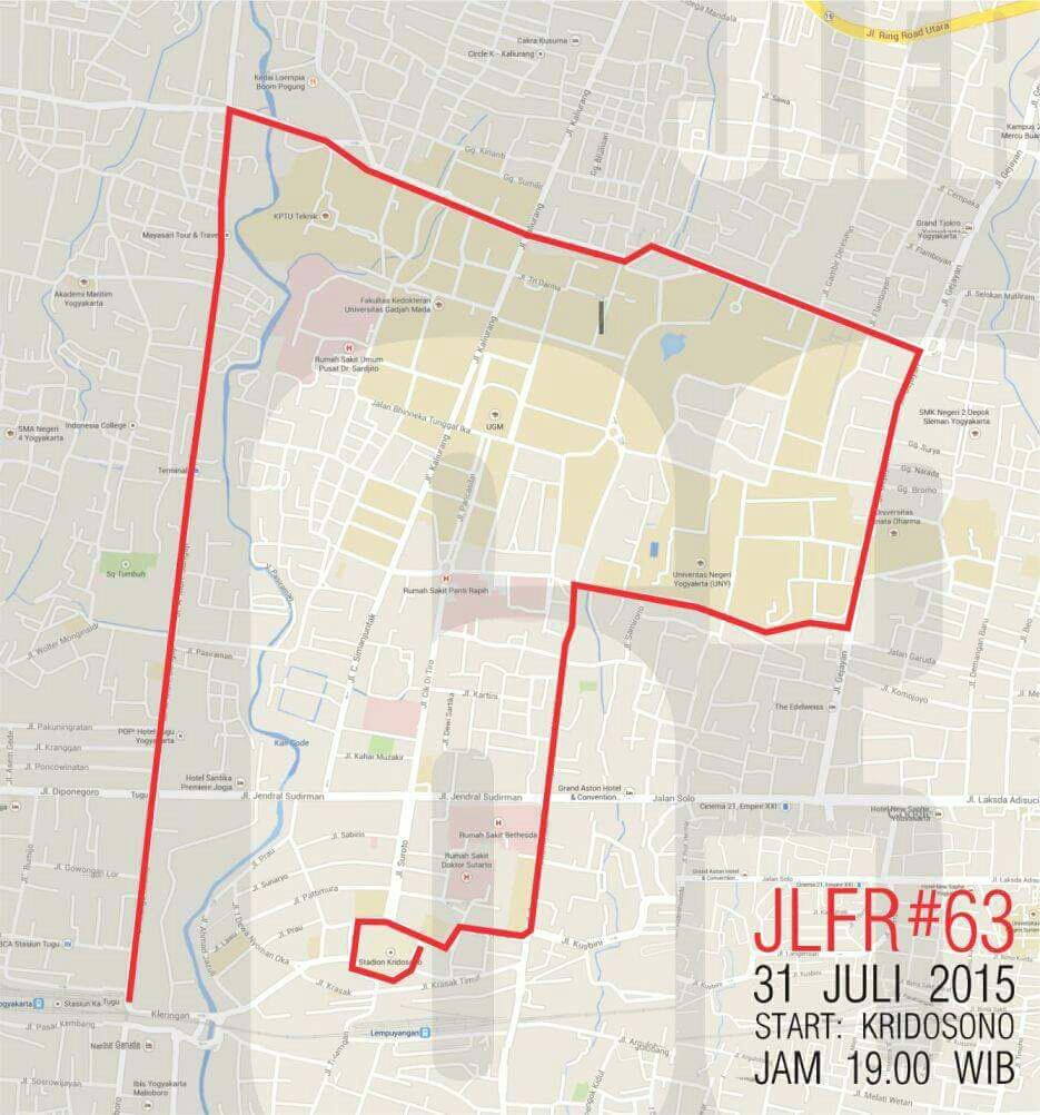 Friday_Ride's tweet photo. #JLFR63 31juli15 jam 19.00 start Kridosono Finish Mangkubumi.. JOGJA LAUTAN SEPEDA #JLFR #SEPEDAHURAAAH http://t.co/WlbmZGk1ER