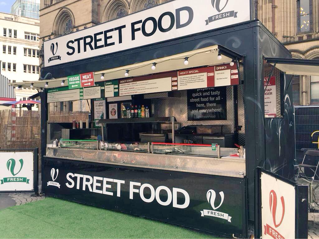 ManJazzFest's tweet photo. Get your street food fix at @manjazzfest's festival square @VFreshFood @AlsBBQShack @ChaophrayaThai #mjf2015 http://t.co/YDmJxF5d2v