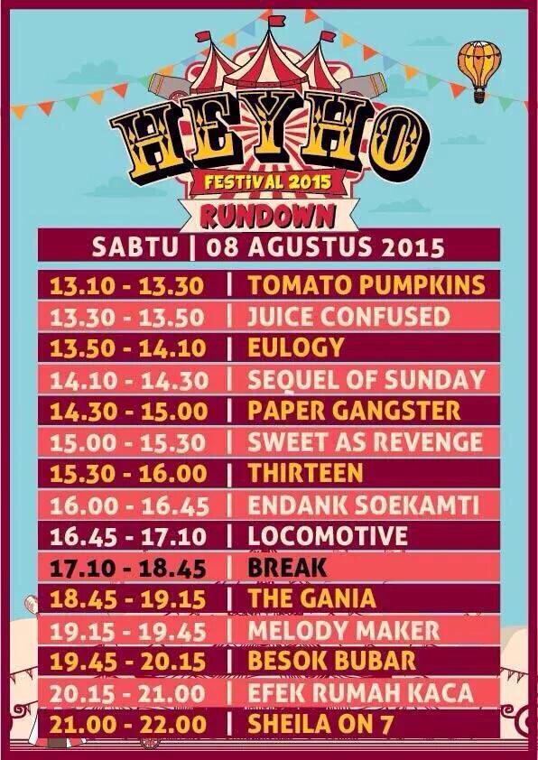 sheilaon7's tweet photo. BESOK !!
#SO7show | Heyho Festival 2015 with @sheilaon7 | 8 Agustus | Plaza Tenggara GBK Senayan | Info: @Heyho_Brand http://t.co/yqXHLP1FiJ