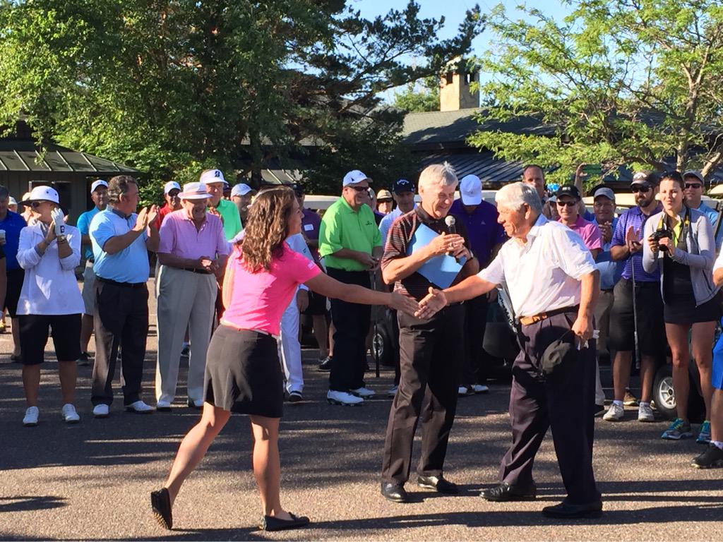 jessesingh's tweet image. Great morning with the Greats of #Golf at the @3M Championship! #3Mgolf