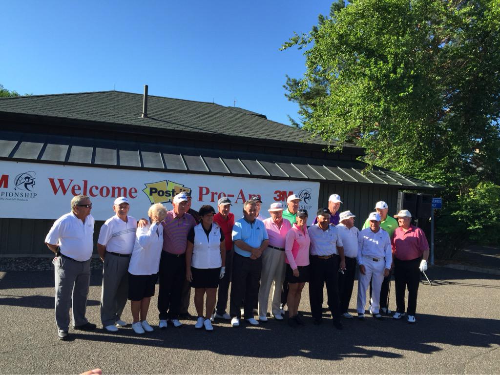 jessesingh's tweet image. Great morning with the Greats of #Golf at the @3M Championship! #3Mgolf
