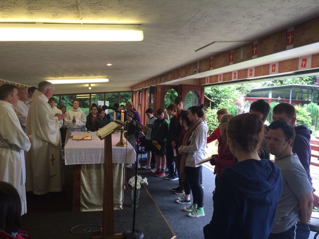Mass was a beautiful service #Winmarleigh