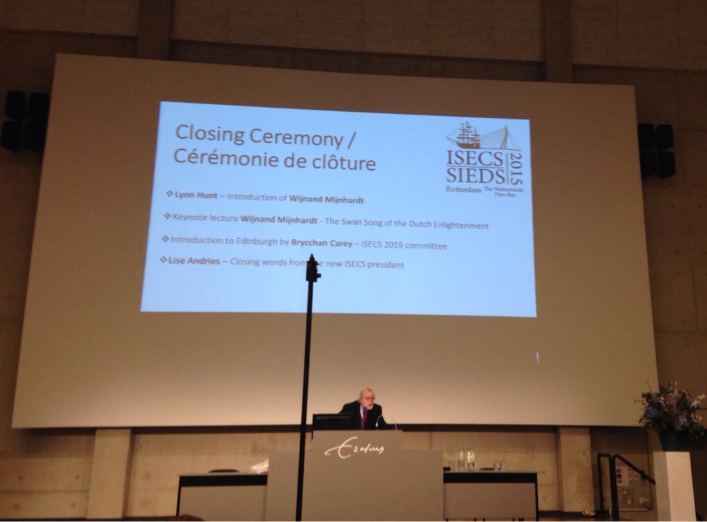 Wijnand Mijnhardt: The Swan Song of the Dutch Enlightenment, room M1-12 (Oxford)