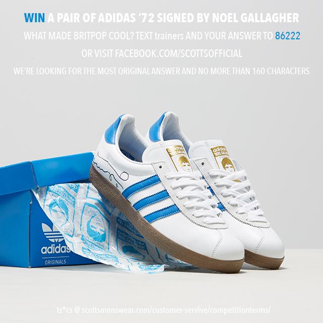 scotts on "#WIN a pair of adidas '72 signed by Noel Gallagher to mark our partnership with @TeenageCancer http://t.co/yMKwaU0gFa http://t.co/l1N1c3e4yi" / Twitter