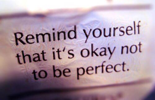 mental_runner's tweet photo. If symptoms creep up I don't berate myself. I take positive action "Perfectionism is self abuse of the highest order" http://t.co/WrCMdAKloE