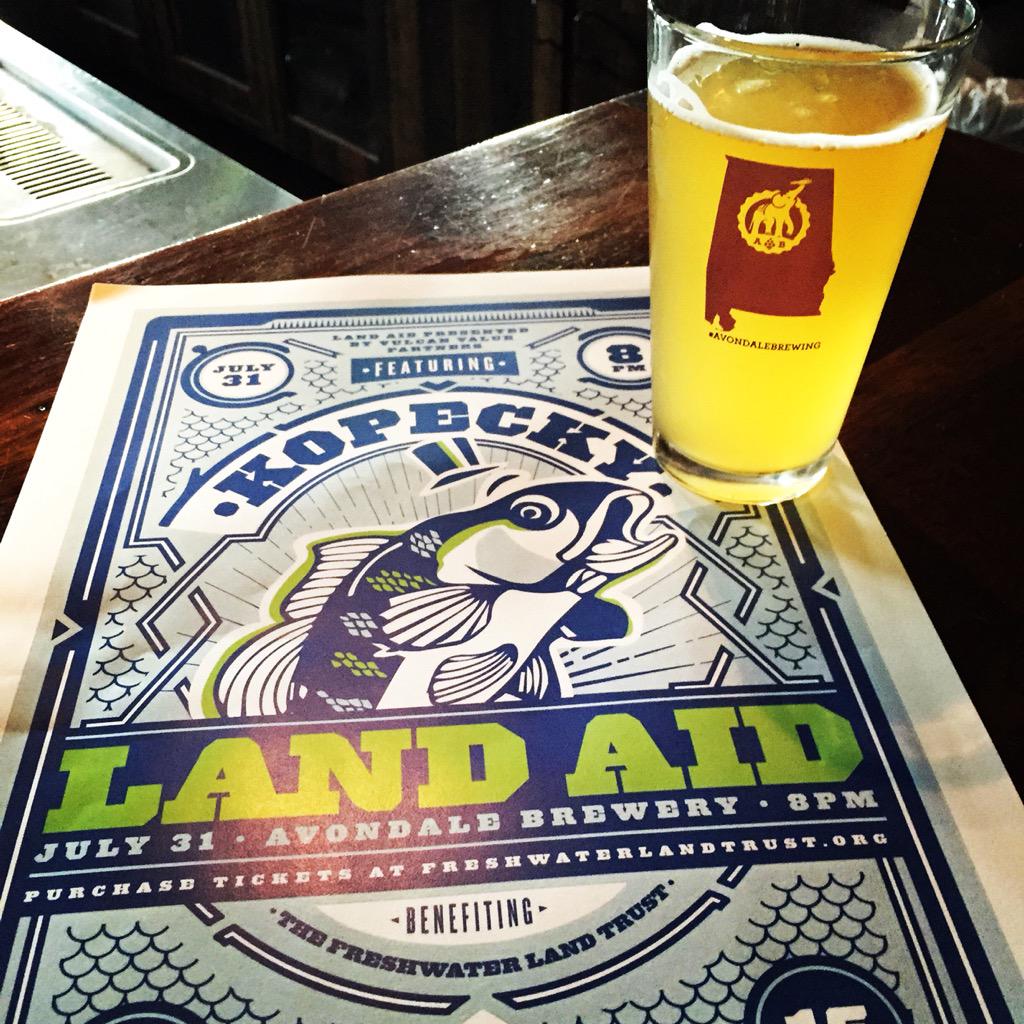 meroberson's tweet photo. #LandAid2015 is TONIGHT. Good music. Good beer. For a good cause. @KOPECKYmusic @AvondaleBrewing @fwlt http://t.co/E3kmiUxt9n