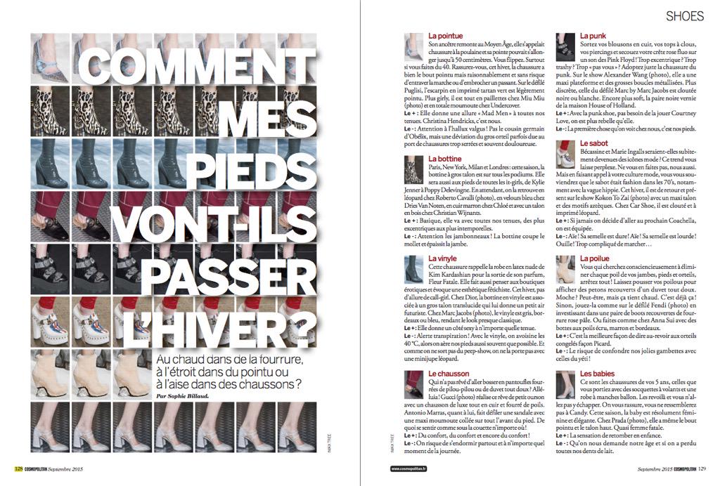 Youpi ! Cet hiver le chausson fourré est à la mode ! Et pas que ! Tout est dans le nouveau Cosmo #cosmopartage