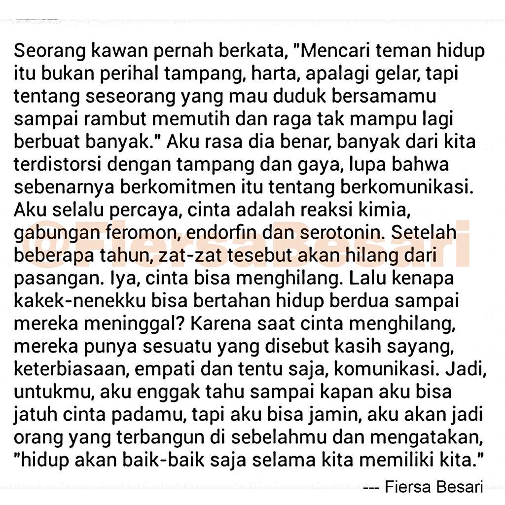 FiersaBesari's tweet photo. Hidup akan baik-baik saja selama kita memiliki kita http://t.co/7W16k0MJSZ