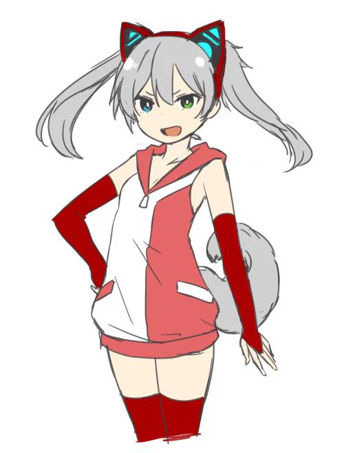 看板娘の私服1 