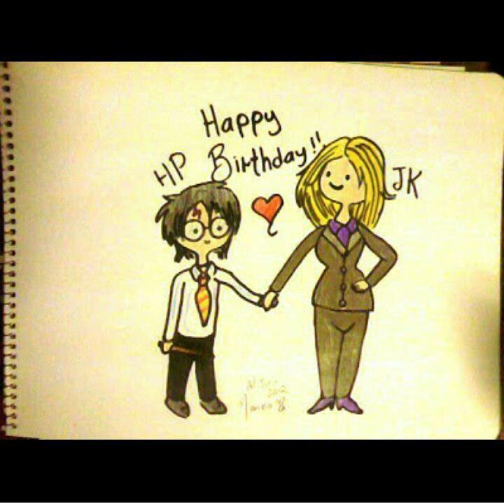 Happy Birthday J.K.Rowling and Harry Potter 