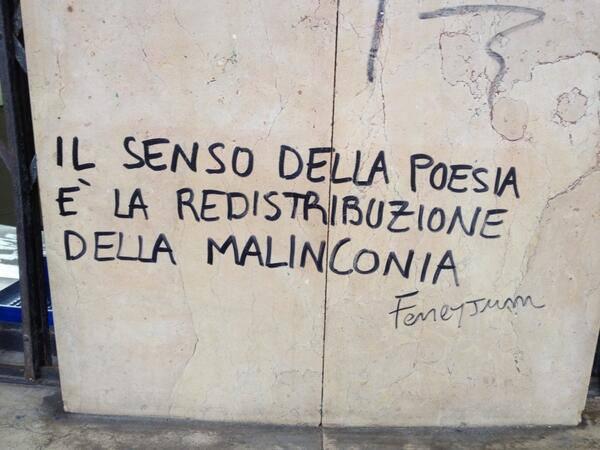 Notes_2013's tweet photo. Il senso della poesia... http://t.co/UG6HNRI4pz