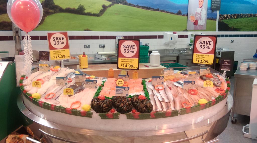 SvCorballyFresh's tweet photo. This Bank Holiday Weekend Specials at our Fish Counter we have, Salmon, Cod &amp; Hake Fillets Save 33% http://t.co/0rV5U2mPt9