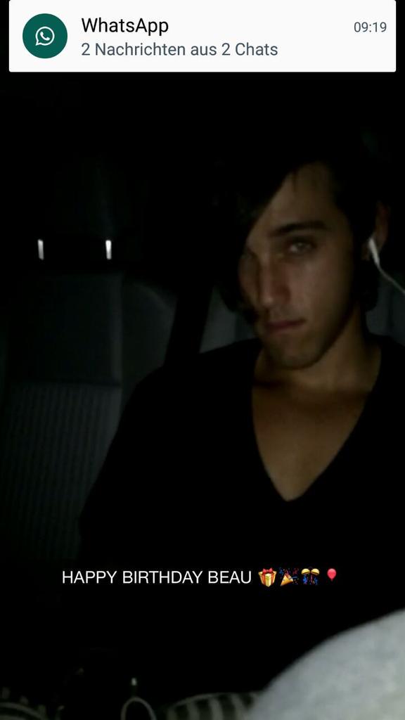  Happy Birthday Beau Brooks. See you in Hamburg *-*! Have a Birthday Present for you 