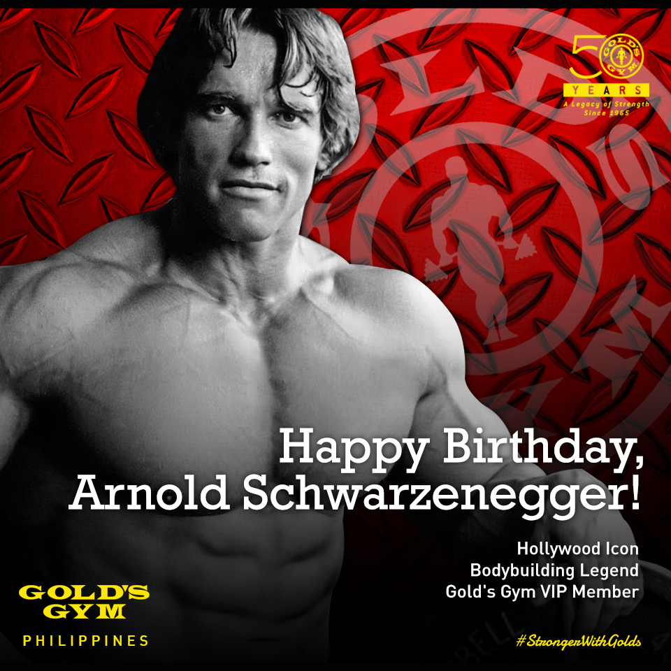 Legend. Pioneer. Icon. Happy 68th birthday, Arnold ! 