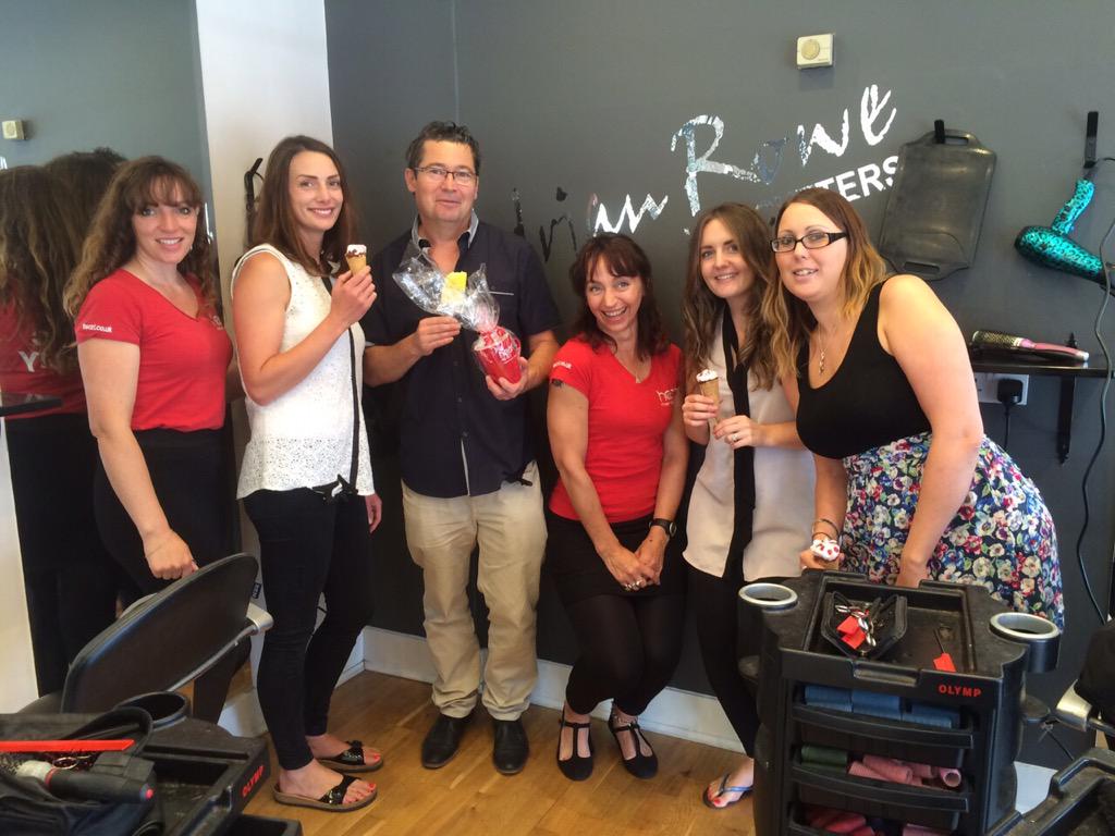 AdrianRoweHair's tweet photo. Lovely surprise visit from @Heartfm this morning http://t.co/L2c036Sjiv