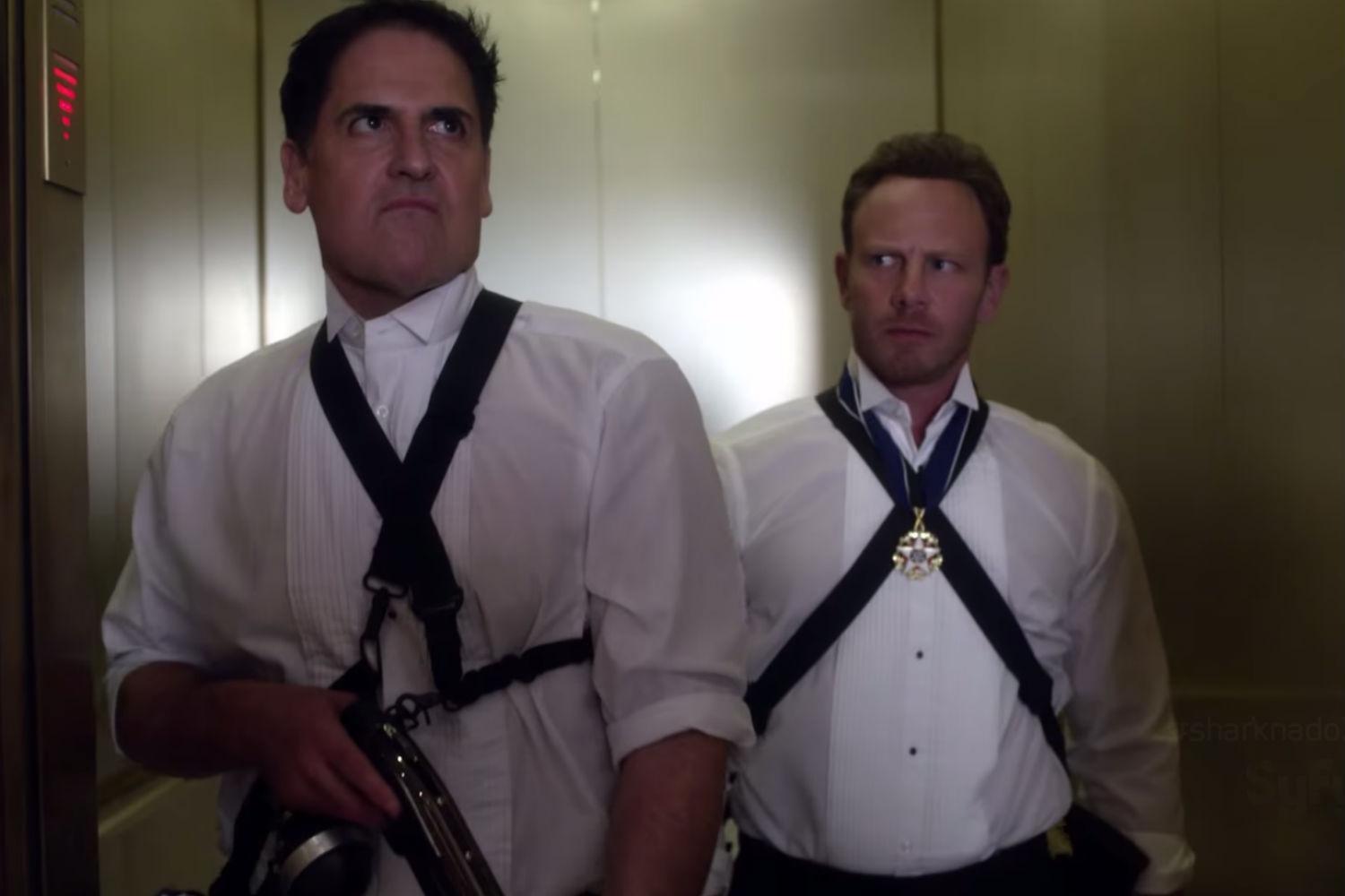 HAPPY BIRTHDAY, MARK CUBAN-- Texas billionaire and star of Sharknado 3. 