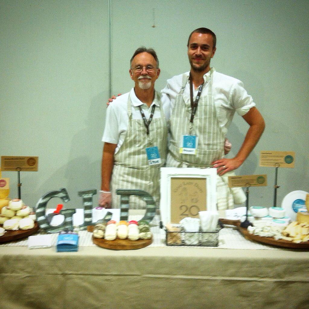 GoatLadyDairy's tweet photo. Great time sharing our cheeses at this years #Meetthecheesemaker at the @cheesestoresl Providence, RI #cheesecamp http://t.co/Ne9efMHDRM