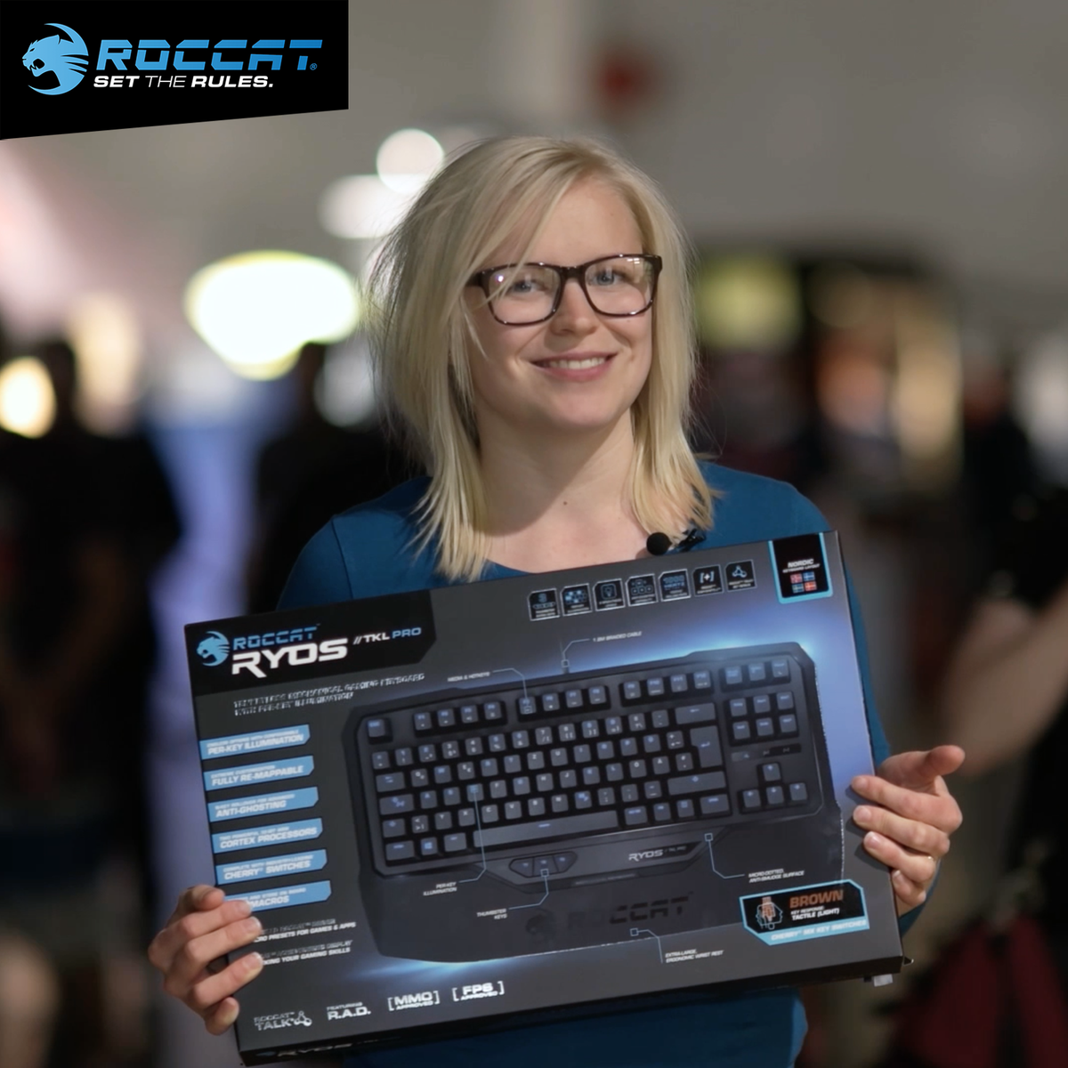 assemblytv's tweet photo. Win a @ROCCAT keyboard at #asmparty! Take a selfie with Titu and post it on Instagram with tag #asmtitu before 20:00! http://t.co/R91k536Gty