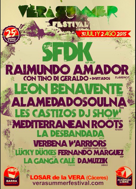 MAD91Familia's tweet photo. ¡HOY VIERNES 31 A LA 01:30 H ESTARÁ @SFDKoficial EN @verasummerfest EN LOSAR DE LA VERA! #Verasummer2015 http://t.co/X2cS5mLN8M