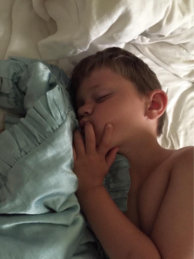 coachott7's tweet photo. P is knocked out, but must be thinking about something.
Probably mulling the Cubs deadline trade deals.
#thinkerpose http://t.co/kRyFB9GFBS