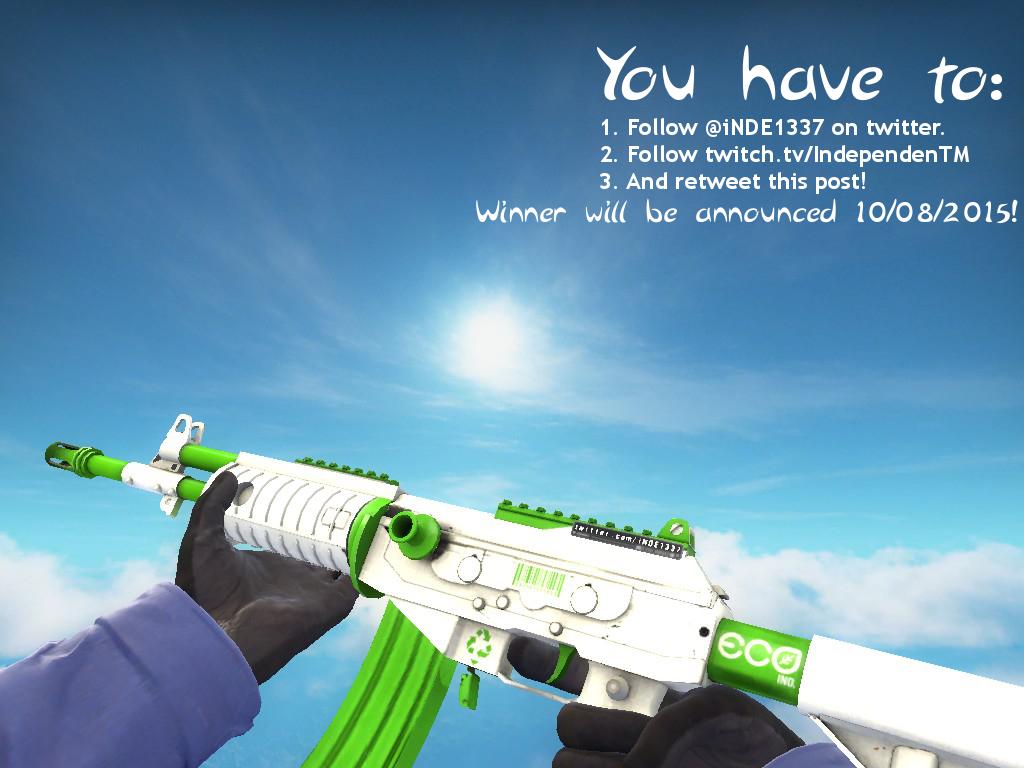 kiy0CSGO's tweet photo. I'm giving away Galil AR - Eco FT signed by @iNDE1337. #csgo #giveaway #IndependenT Good luck everyone! =) http://t.co/aL3U38cVW4