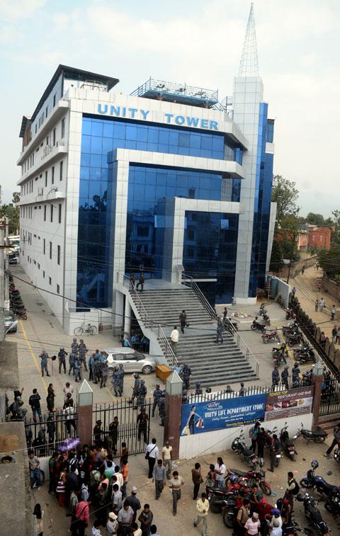 RepublicaNepal's tweet photo. Unity Life International operators arrested | http://t.co/Rl230JFqLk #UnityInternational http://t.co/EBsdLhBS55