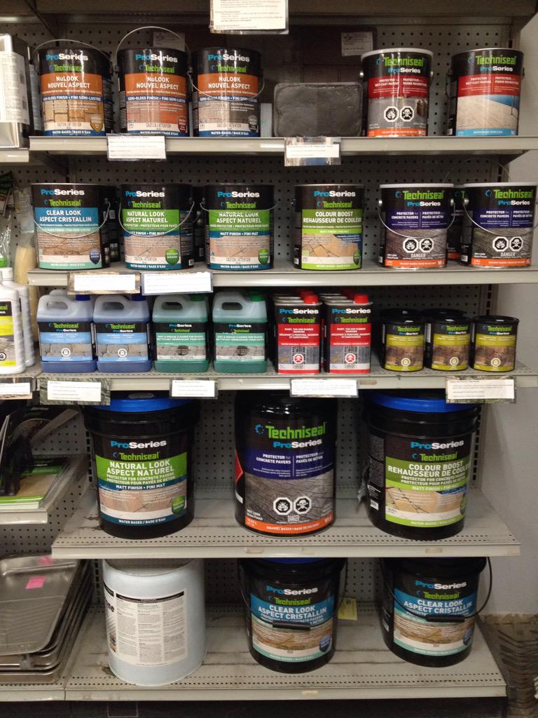 We have everything you need to keep your new patio looking great! Visit us for quality products from <a href="/Techniseal/">Techniseal</a>