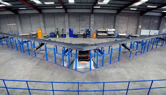 NBCNews's tweet photo. Facebook shows off its solar-powered 'Aquila' Internet drone http://t.co/y9qk6ylgt7 http://t.co/yjbUFqkBtO