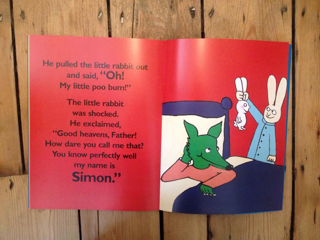 Reading one of the great classics.