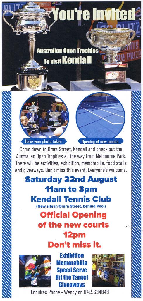 Kendall_Tennis's tweet photo. You're invited @DjokerNole @JelenaRisticNDF. Your 2015 @AustralianOpen trophies are coming to us! #aoblitz #winners http://t.co/TmlFKbwyKy