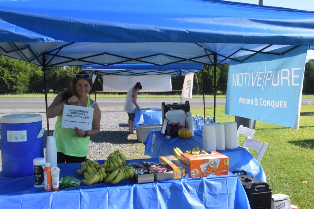 orioleterp's tweet photo. Setting up the @IG_Coffee_House rest stop for @BiketotheBeach for autism #b2bmd http://t.co/O0e43GPQXK