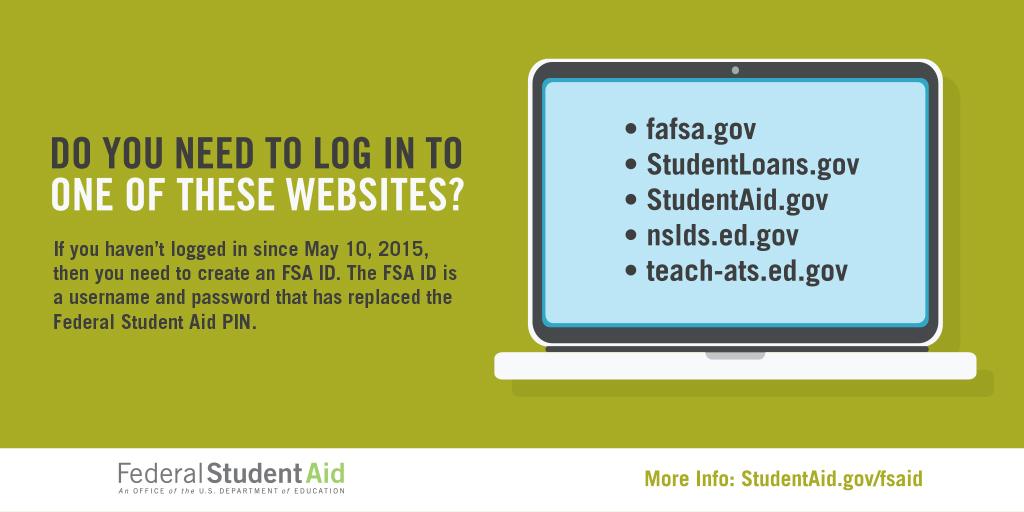 Federal Student Aid On Twitter As Of 5 10 15 You Must Use